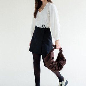 A Bronze Age Bristol Mini Skirt in Black